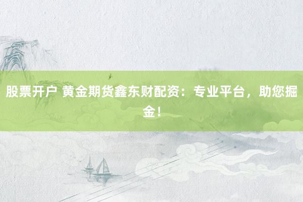 股票开户 黄金期货鑫东财配资：专业平台，助您掘金！